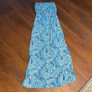 Lilly Pulitzer Marlisa Mermaid Strapless Maxi